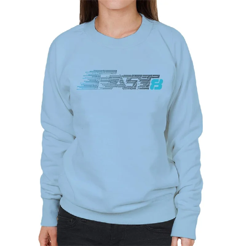 fashion sportswear hoodieFast and Furious Fast 8 Blue Women's Sweatshirt