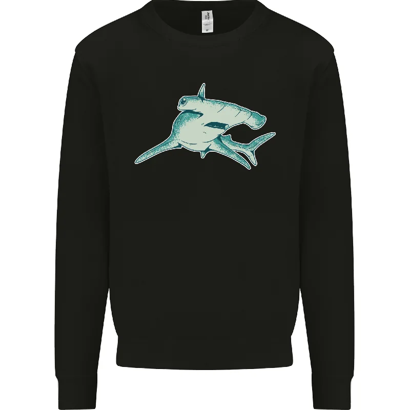 Super Deal sleek gym hoodieA Hammerhead Shark Mens Sweatshirt Jumper