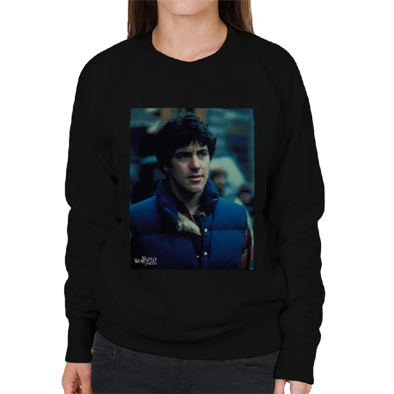 While Supplies Last fashionable fitness sweatshirtAn American Werewolf In London David Kessler Portrait Shot Women's Sweatshirt While Supplies Last fashionable fitness sweatshirtAn American Werewolf In London David Kessler Portrait Shot Women's Sweatshirt
