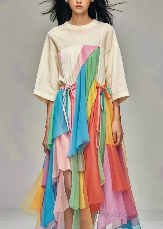 Daily Deals chic shift dressBoutique White Asymmetrical Patchwork Tulle Long Dresses Summer Daily Deals chic shift dressBoutique White Asymmetrical Patchwork Tulle Long Dresses Summer