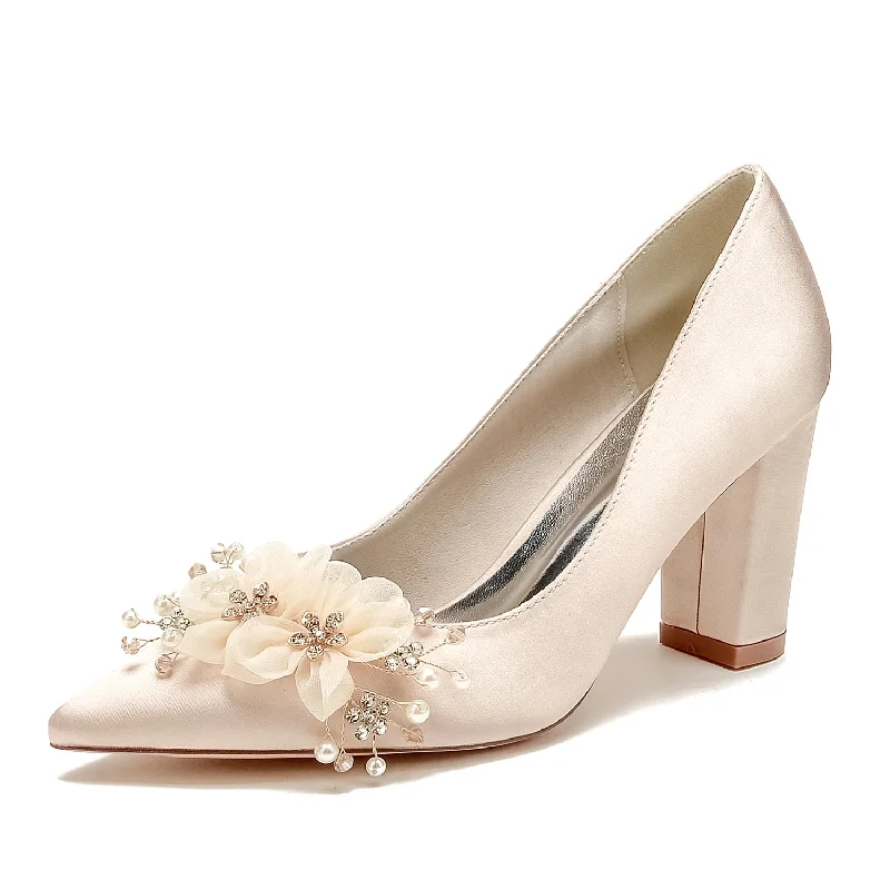 Early Bird Discount fitted bodycon dressChunky Heel 8.5cm Silk-Like Shoes CK0459