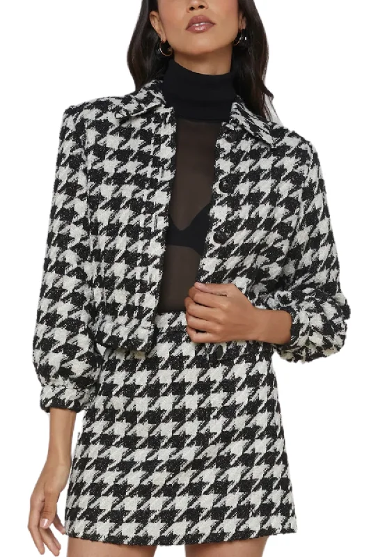 contemporary trench coatBridges Houndstooth Jacket