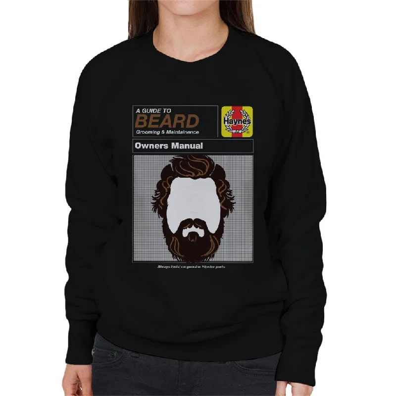 modern athletic hoodieHaynes Beard Workshop Manual Women's Sweatshirt