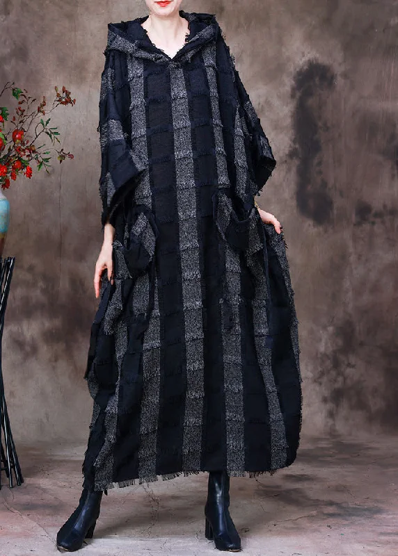 Deal Alert fitted bodycon dressBlack Pockets Silk Cotton Hooded Dresses Long Sleeve Deal Alert fitted bodycon dressBlack Pockets Silk Cotton Hooded Dresses Long Sleeve