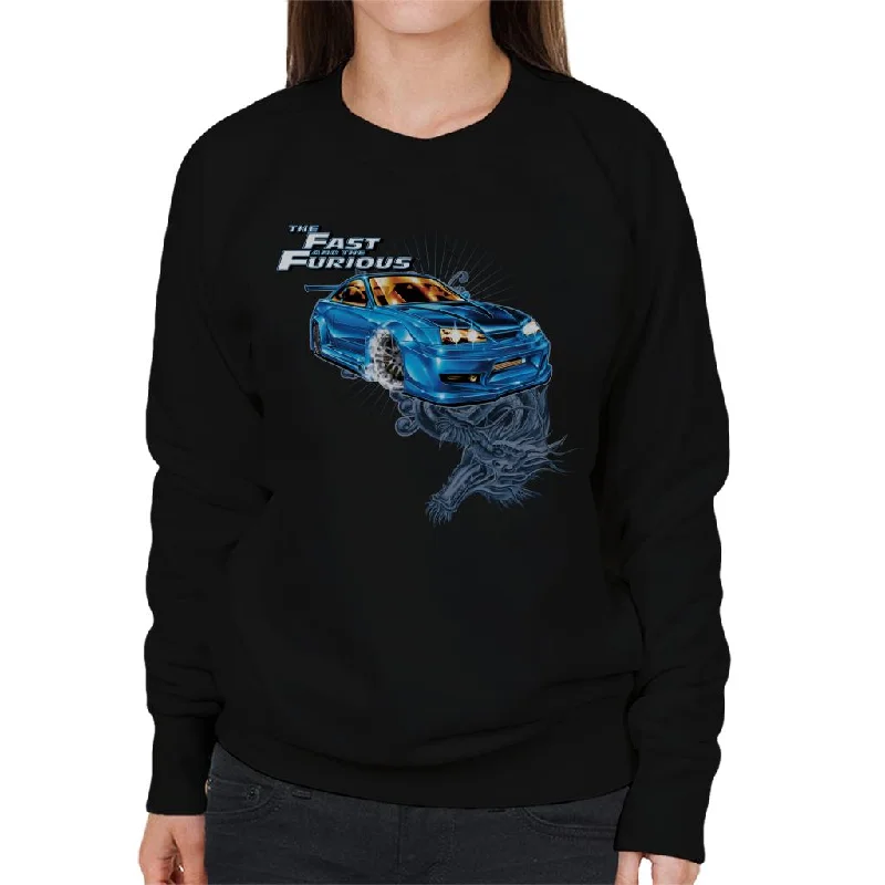 performance workout sweatshirtFast and Furious Tokyo Drift Dragon Women's Sweatshirt