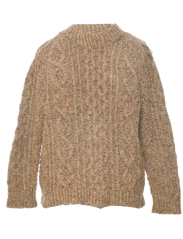 cozy fleece coatCable Knit Jumper - M