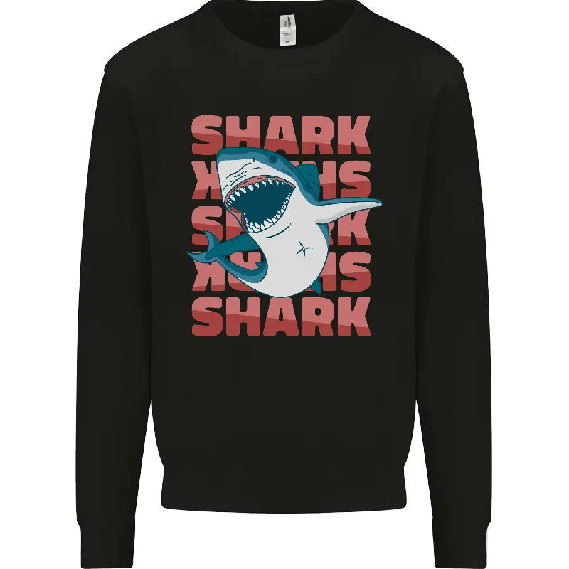 Hurry In high-end athletic hoodieA Great White Shark Mens Sweatshirt Jumper