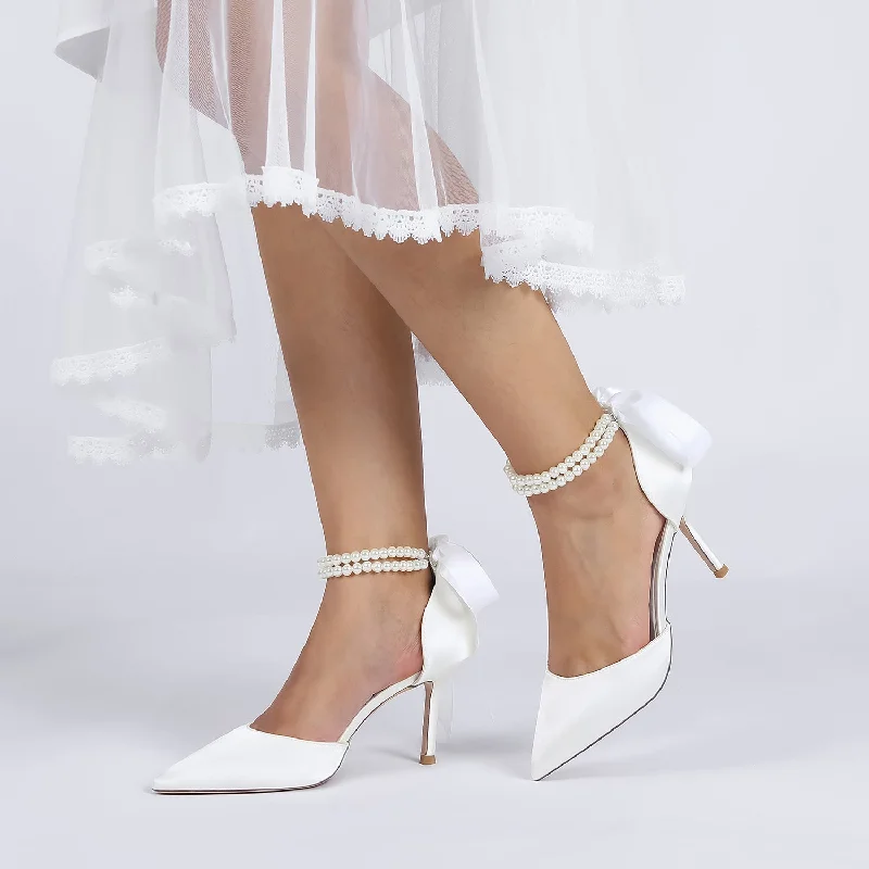 Low Prices tiered dressStiletto Heel 8.5cm Silk-Like Shoes CK0444