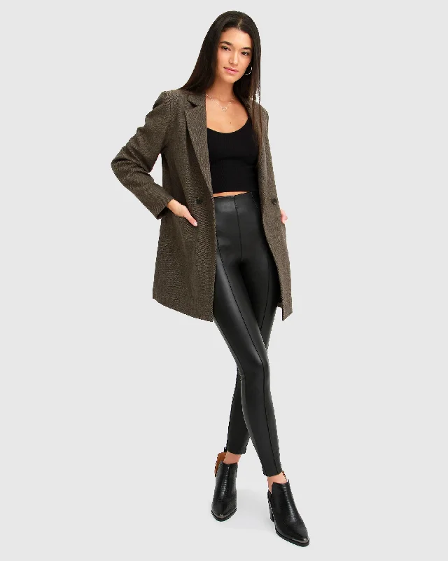 Buy Now wool-blend coatKensington Oversized Coat - Brown
