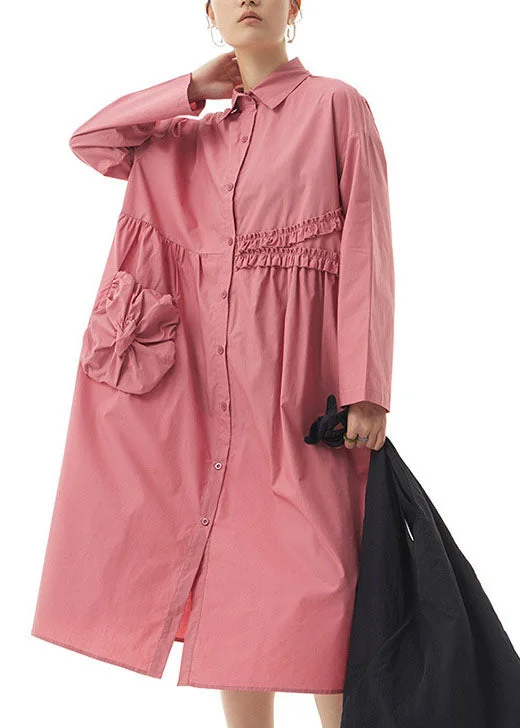 Price Drop flowy evening dressBoho Pink Ruffled Patchwork Cotton Shirts Dresses Spring Price Drop flowy evening dressBoho Pink Ruffled Patchwork Cotton Shirts Dresses Spring