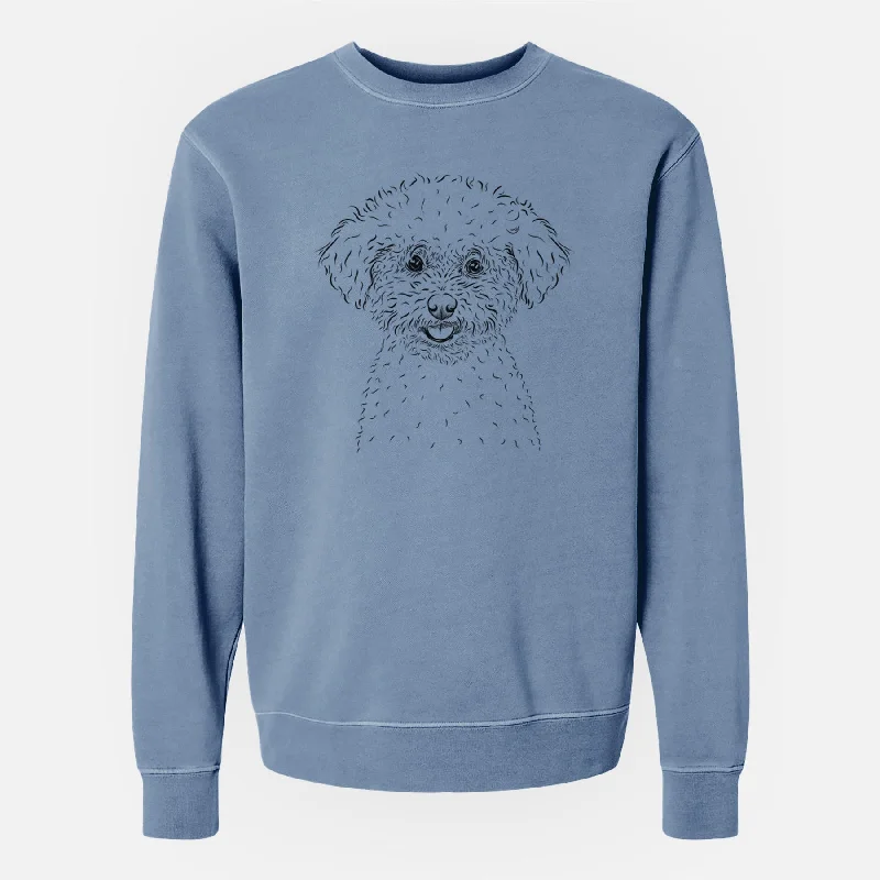 Exclusive Preview contemporary fitness sweatshirtBare Mickey the Bichon Frise - Unisex Pigment Dyed Crew Sweatshirt Exclusive Preview contemporary fitness sweatshirtBare Mickey the Bichon Frise - Unisex Pigment Dyed Crew Sweatshirt