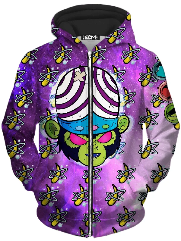 Incredible Offers performance hooded sweatshirtBanana Vision Unisex Zip-Up Hoodie