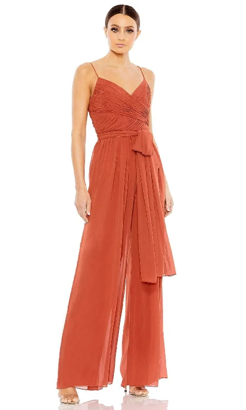 Act Fast Ieena Duggal 2651 - V-Neck Jumpsuit