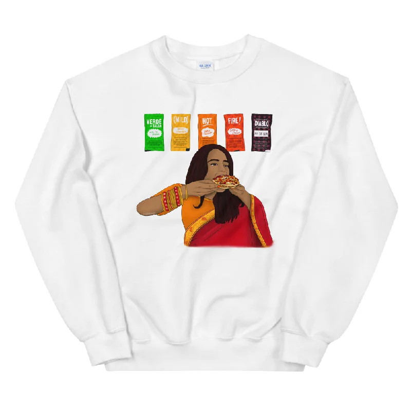 Stock Clearance chic fitness hoodieDesi Taco Bell Sweatshirt