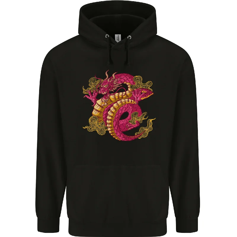 Unmissable Offer performance hoodieA Chinese Dragon Mens 80% Cotton Hoodie