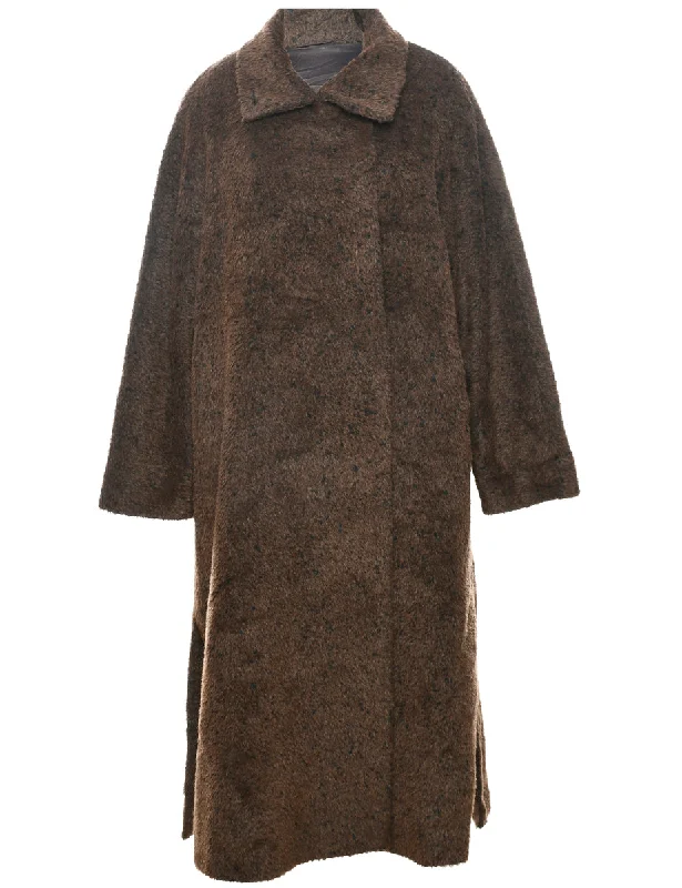 Blowout Sale insulated coatSingle Breasted Wool Coat - L
