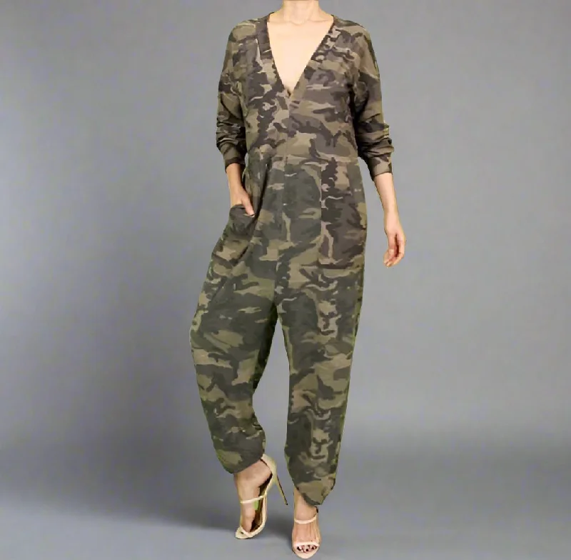 Great Deals Camo Jumpsuit