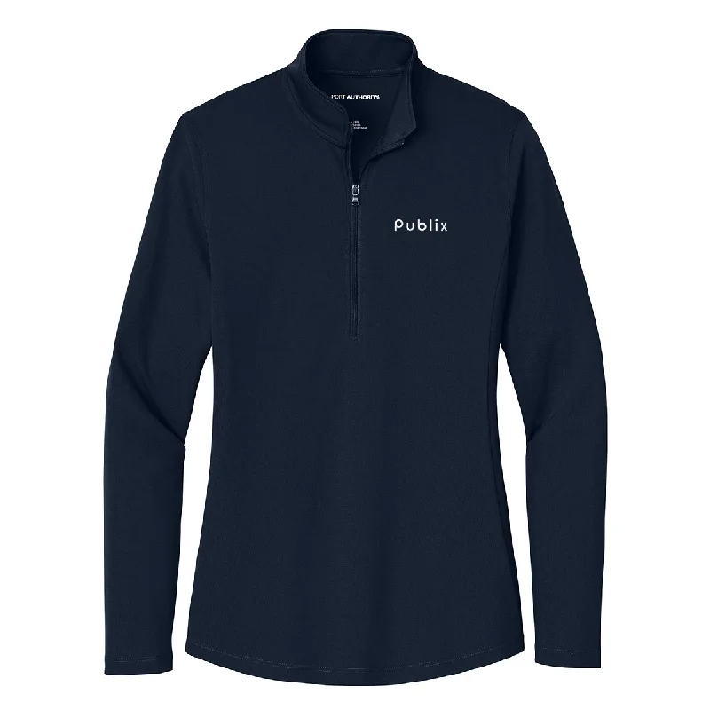 Price Drop Alert trendy jacketPort Authority® Ladies Dry Zone® UV Micro-Mesh 1/4-Zip