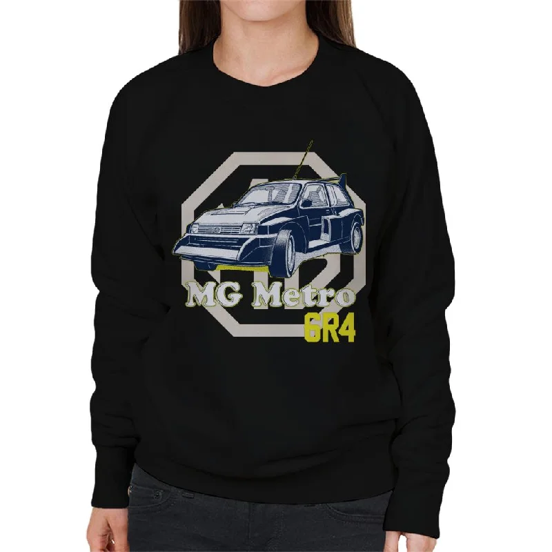 breathable workout hoodieMG Metro 6R4 British Motor Heritage Women's Sweatshirt