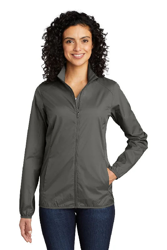 Super Bargain urban street coatPort Authority Womens Zephyr Wind & Water Resistant Full Zip Jacket - Steel Grey Super Bargain urban street coatPort Authority Womens Zephyr Wind & Water Resistant Full Zip Jacket - Steel Grey