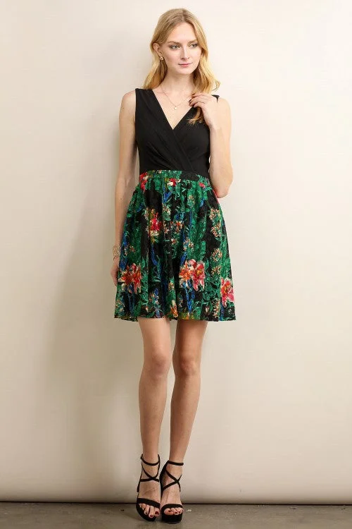 elegant dressMini Dress W/ Ruffled Skirt