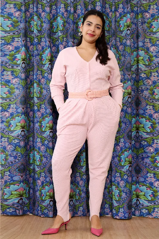 Stock Up and Save Primrose Pleated Stirrup Jumpsuit M/L