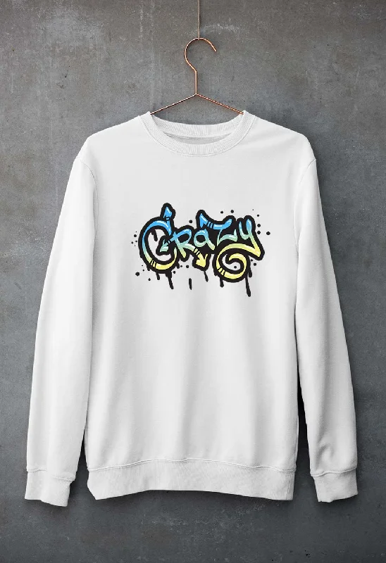 athletic style hoodieGraffiti Crazy Unisex Sweatshirt for Men/Women