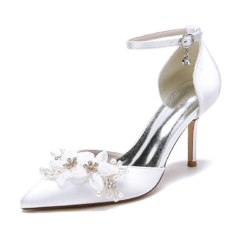 Midnight Madness satin midi dressStiletto Heel 8.5cm Silk-Like Shoes CK0443