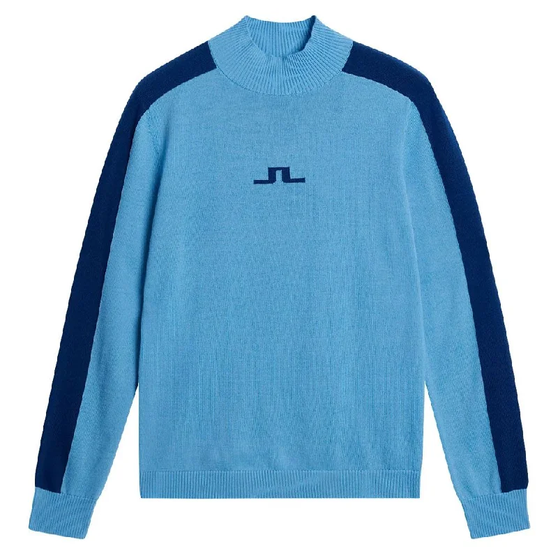 chic coatJ.Lindeberg Adeline Knitted Golf Sweater Little Boy Blue - FW23 Women