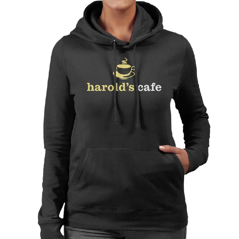 Final Markdown relaxed fit hooded sweatshirtNeighbours Harolds Cafe Women's Hooded Sweatshirt