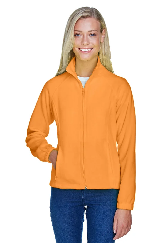 Fantastic Deals lightweight coatHarriton Womens Pill Resistant Fleece Full Zip Jacket - Safety Orange