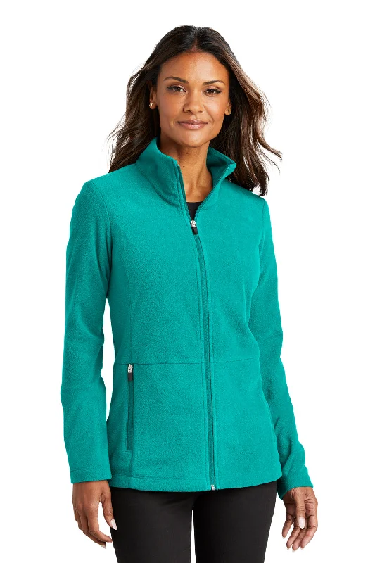 Price Rollback oversized coatPort Authority Womens Accord Pill Resistant Microfleece Full Zip Jacket - Teal Blue