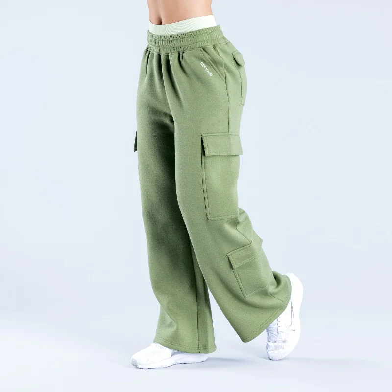 Friends and Family Sale relaxed fit sports hoodieLanyi Edit Wide Leg Cargo Joggers