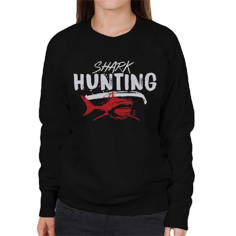 fashionable workout wearJaws Shark Hunting Women's Sweatshirt