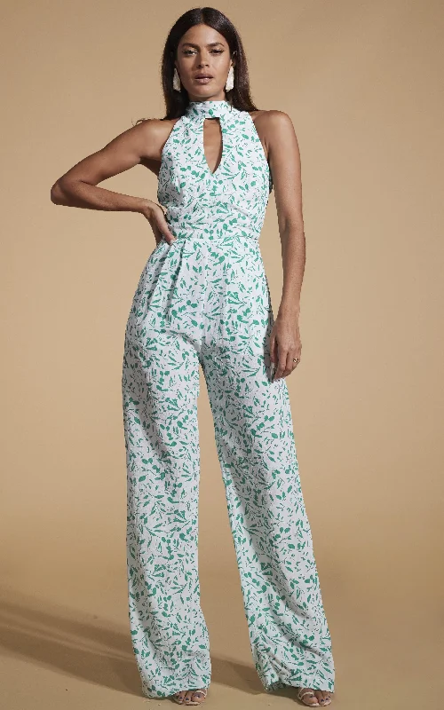 Loyalty Reward Cypress Jumpsuit In Green Leaf