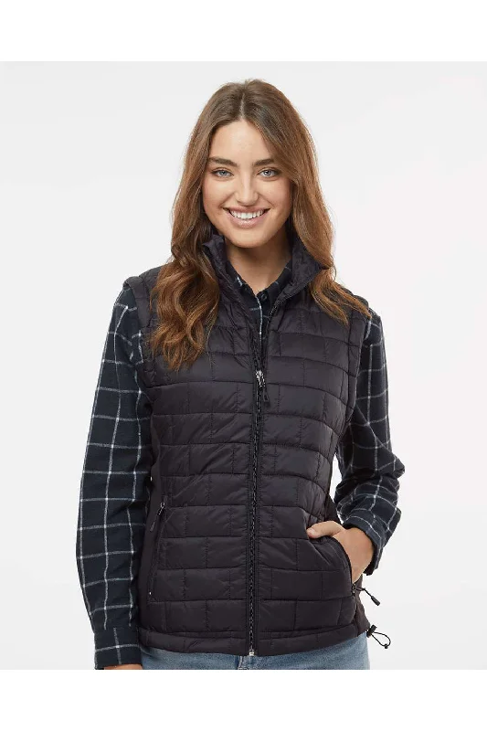 Overstock fashionable quilted coatBurnside Womens Element Full Zip Puffer Vest - Black Overstock fashionable quilted coatBurnside Womens Element Full Zip Puffer Vest - Black