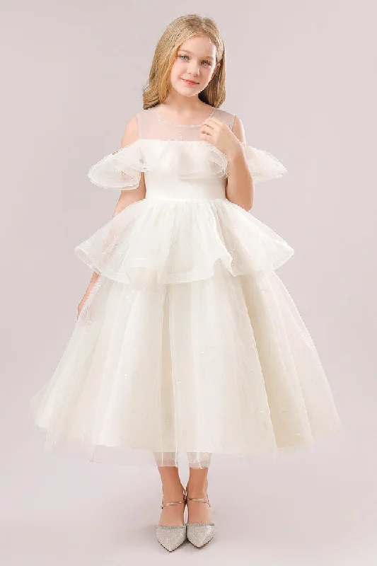 Exclusive Preview ruched dressBall-Gown Off The Shoulder Neck Cold Shoulder Sleeves Tulle Midi Flower Girl Dresses 687623292935 Exclusive Preview ruched dressBall-Gown Off The Shoulder Neck Cold Shoulder Sleeves Tulle Midi Flower Girl Dresses 687623292935