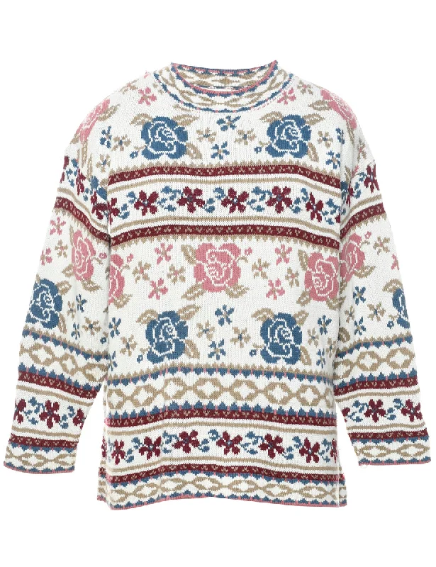 Major Savings fitted trench coatJoule Floral Knit Jumper - L