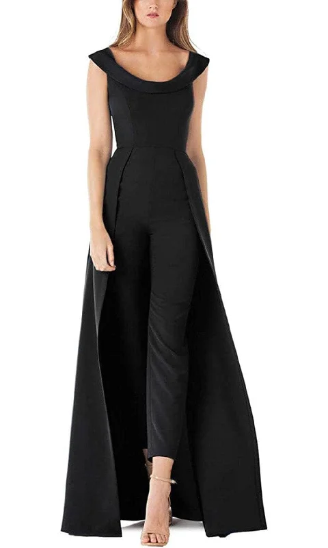 Final Markdown Kay Unger 5541306 - Sleeveless Scoop Neck With Walk Through Jumpsuit