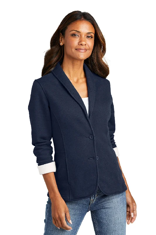 Lowest Price oversized trench coatPort Authority Womens Button Down Fleece Blazer - Heather Dark Navy Blue - Closeout Lowest Price oversized trench coatPort Authority Womens Button Down Fleece Blazer - Heather Dark Navy Blue - Closeout