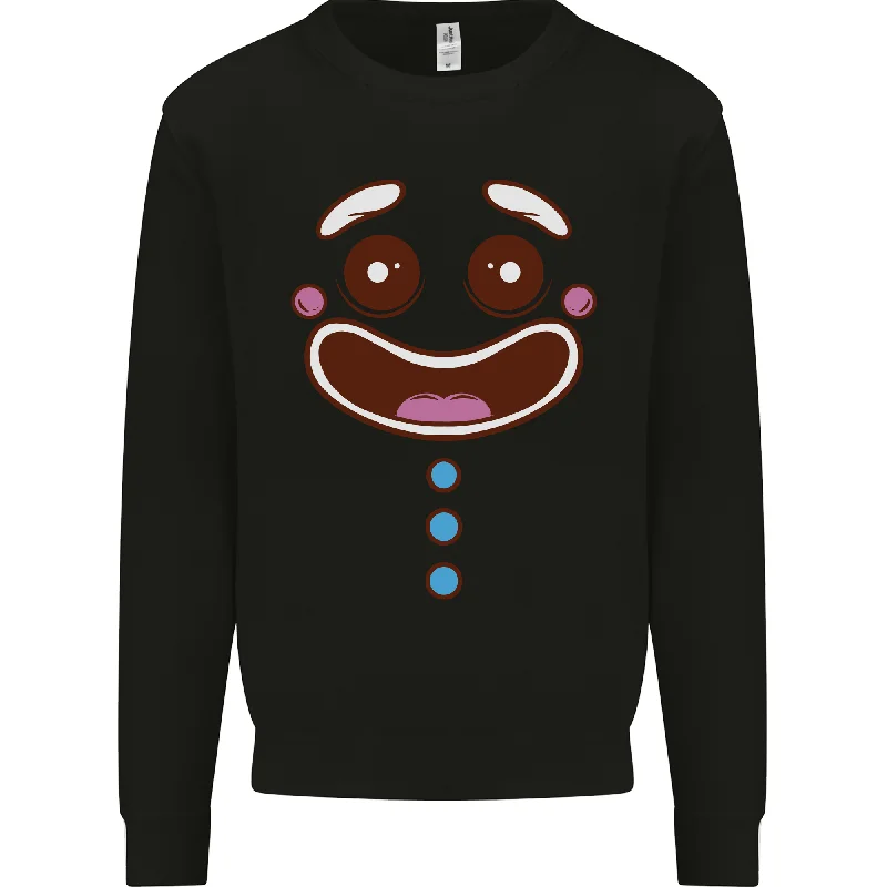 fitted workout hoodieA Gingerbread Man Mens Sweatshirt Jumper