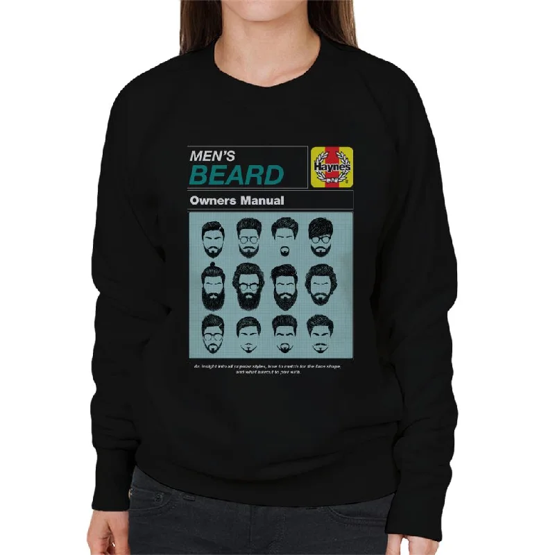 sleek gym hoodieHaynes Mens Beard Owner Manual Women's Sweatshirt