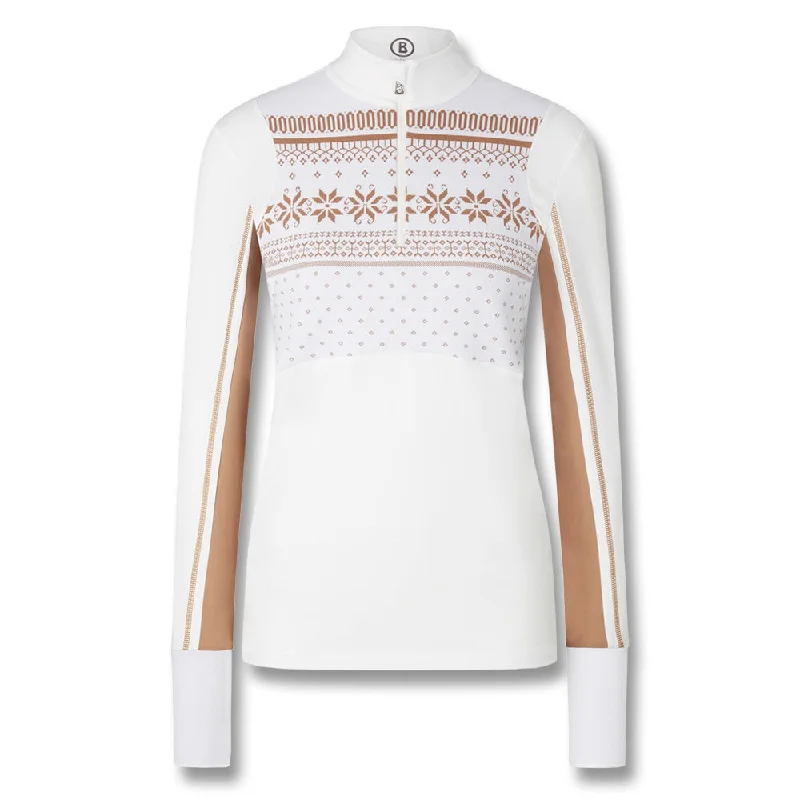 sporty outerwearBogner Jorina Golf Pullover Off-White - FW22 Women