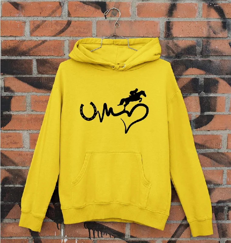 fashionable hoodieHorse Riding Unisex Hoodie for Men/Women