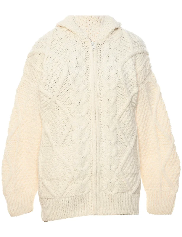 The Best Prices breathable jacketCable Knit Cardigan - L