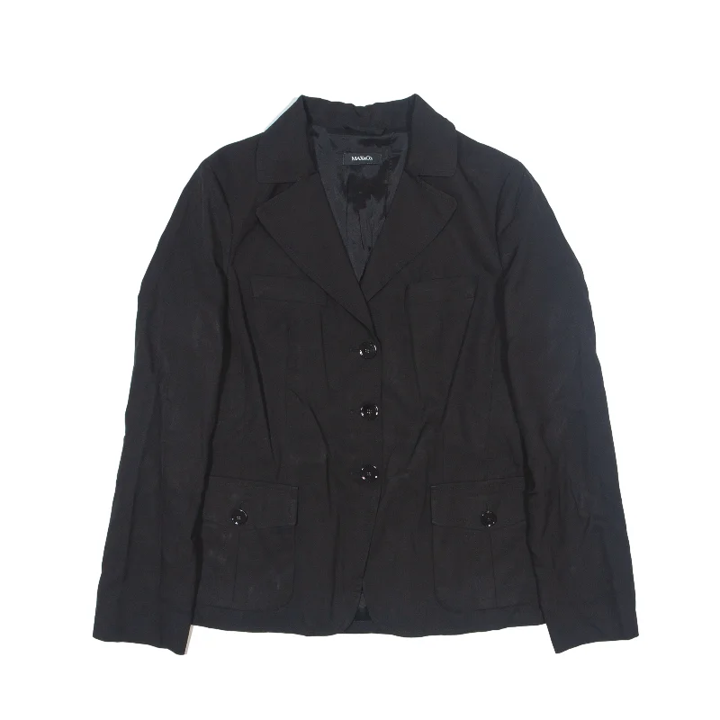 Weekend Deal premium coatMAX&CO Blazer Jacket Black 90s Womens M