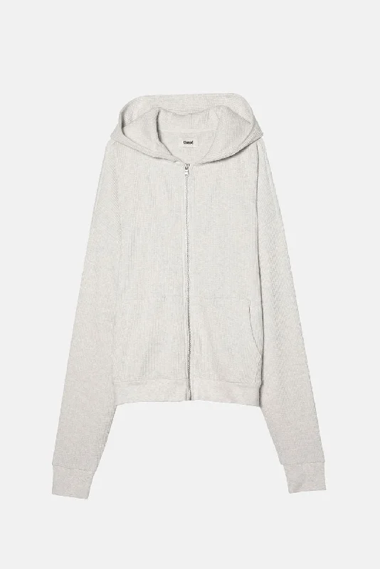 sporty casual hoodieTHERMAL ZIP HOODIE