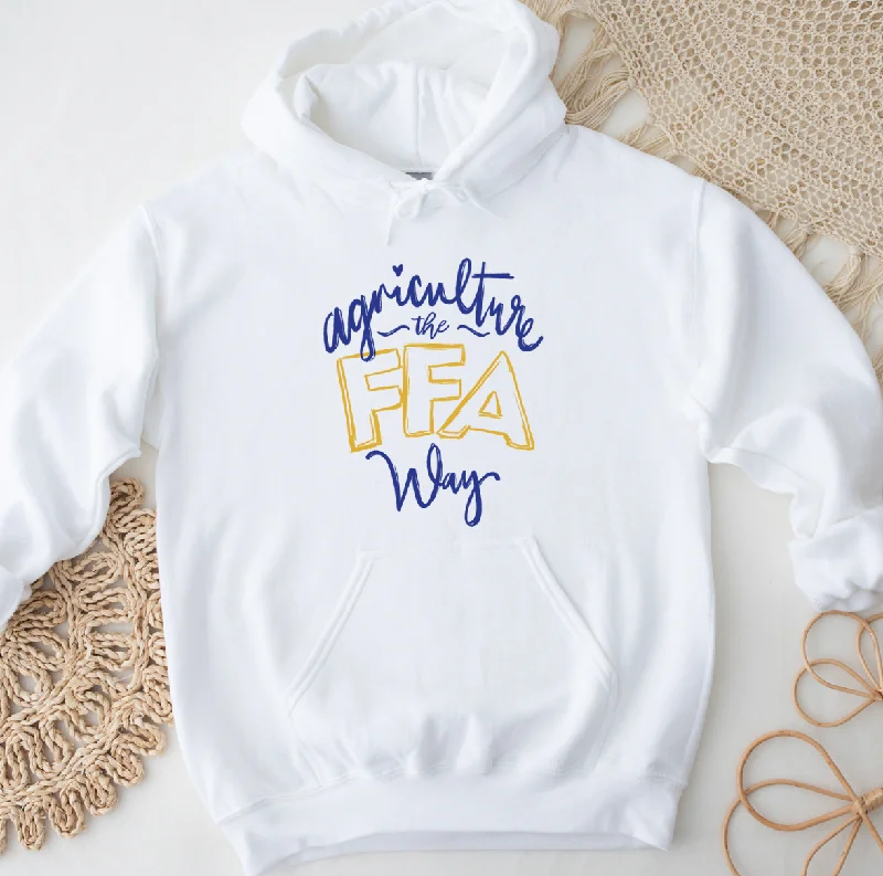 comfy athletic hoodieAgriculture the FFA Way Hoodie (S-3XL) Unisex - Multiple Colors!