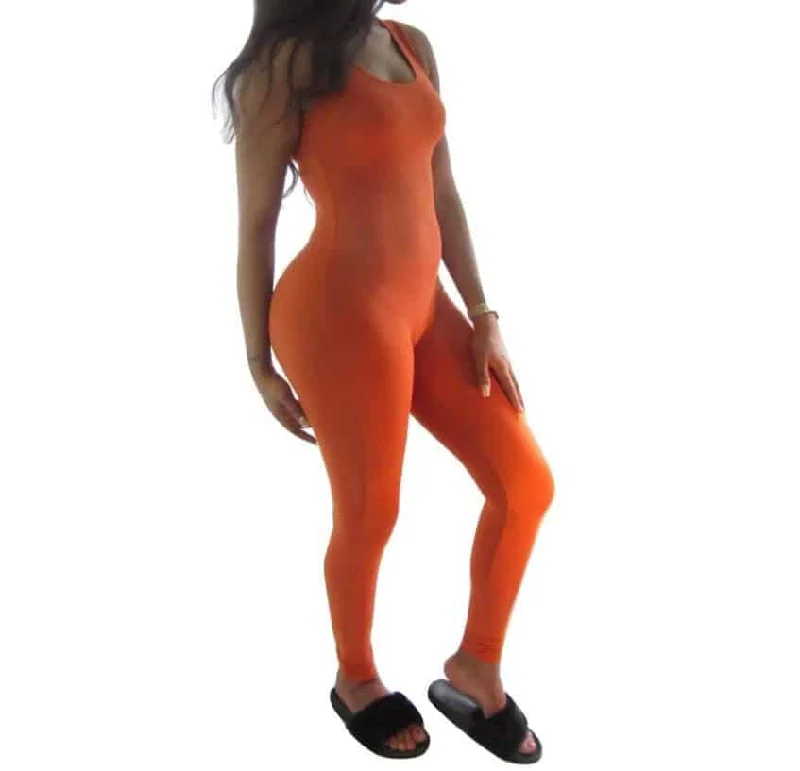 Limited Availability Polyester Spandex Jumpsuit