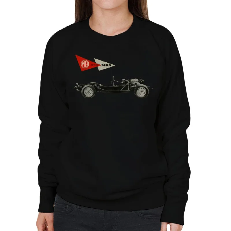 eco-friendly fitness hoodieMG MGA Series British Motor Heritage Women's Sweatshirt